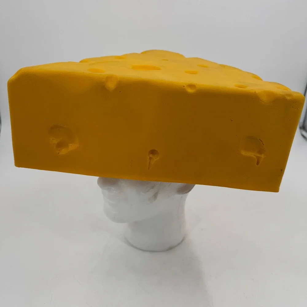 Vintage 1996 Green Bay Packers NFL Football‎ Cheese Head Cap Scofield Souvenir